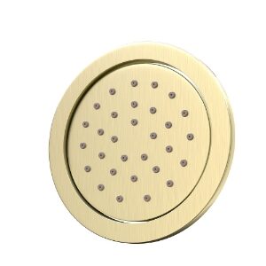 Body Shower ø120mm Round Shape - Gold Dust