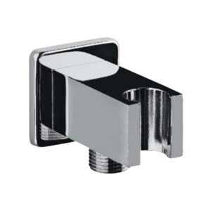 SQUARE WALL OUTLET WITH SHOWER HOOK