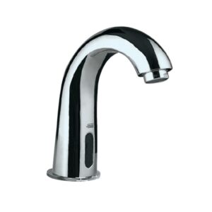 SENSOR FAUCET FOR WASH BASIN DECK MOUNTED COMPLETE WITH CONTROL BOX (BATTERY OPERATED)